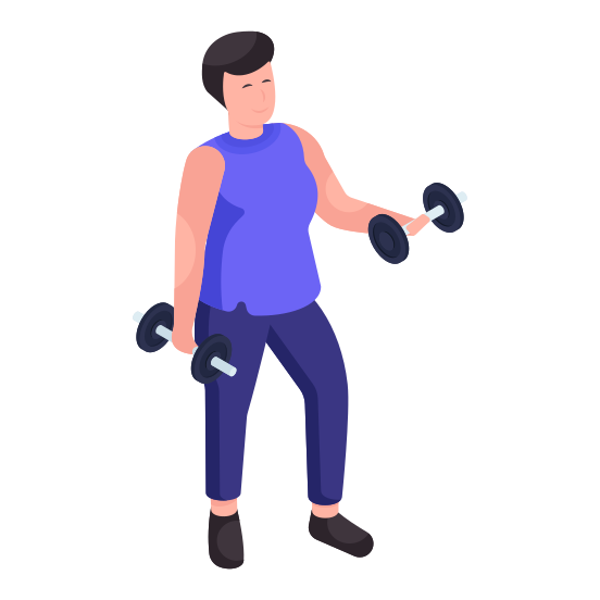Lifting Barbells, Gym Tool, Weightlifting, Halters, Lifting Dumbbells illustration
