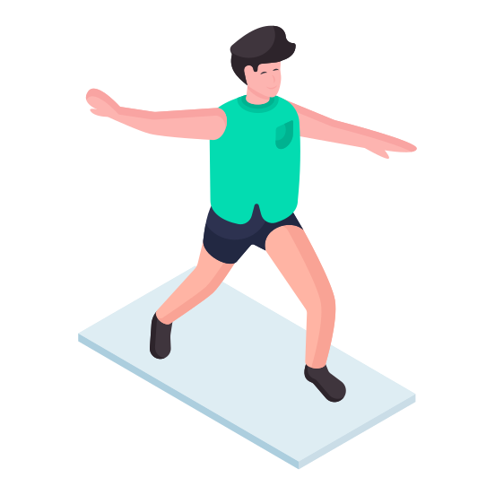 Stretching Exercise, Workout, Fitness, Yoga, Athlete illustration