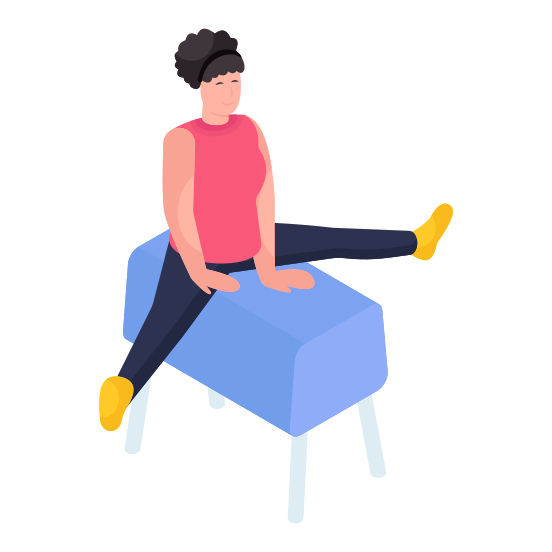 Stretching Exercise, Workout, Fitness, Yoga Pose, Athlete  illustration