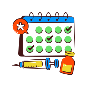 Doctor Appointment, Vaccination Calendar, Planner, Almanac, Medical Schedule, icon