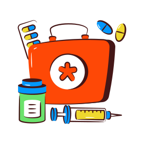First Aid Kit, First Aid Bag, Doctor Briefcase, Doctor Bag, Medical Kit icon