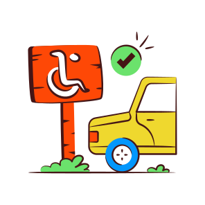 Handicap Sign, Disabled Sign, Handicap Board, Disabled Board, Handicap Symbol icon