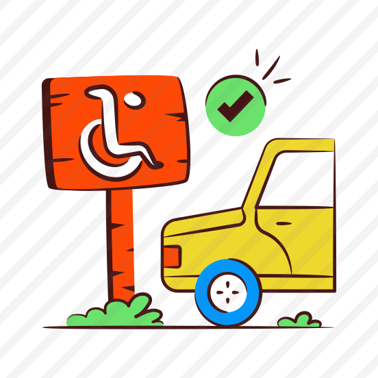 Handicap Sign, Disabled Sign, Handicap Board, Disabled Board, Handicap Symbol preview