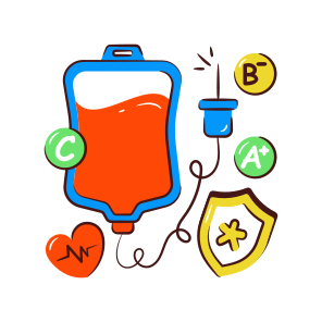 Iv Drip, Blood Drip, Blood Bag, Blood Donation, Saline icon