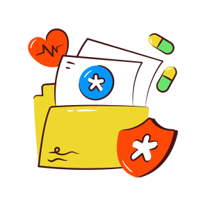 Medical Folder, Medical Document, Medical Doc, Medical File, Medical Archive icon