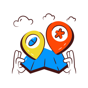 Medical Location, Medical Direction, Gps, Navigation, Geolocation, icon