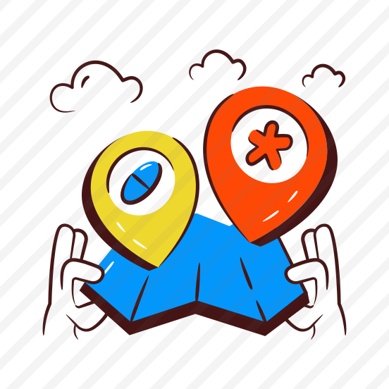 Medical Location, Medical Direction, Gps, Navigation, Geolocation, preview