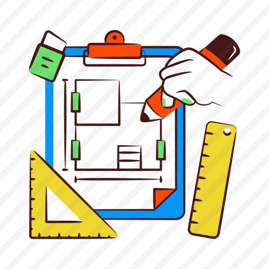 Blueprint, House Plan, House Map, Home Sketch, House Sketch,icons preview