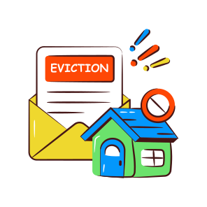Eviction Notice, Eviction Mail, Foreclosing, Letter, Envelope icon