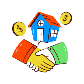 Home Deal, Contract, Agreement, Handshake, Handclasp, At icon