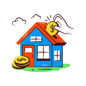 Home Payment, House Payment, Property Payment, Real Estate Payment, Cash Payment,icons icon