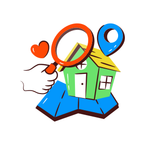 Home Relocation, Find Home, Find House, Search House, Search Home icon