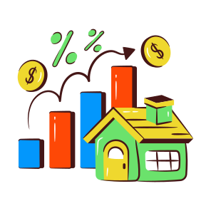 Property Analytics, Property Infographic, Property Statistics, Estate Analytics, Estate Infographic, icon