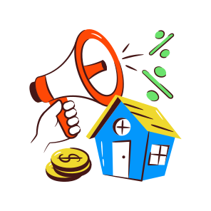 Property Promotion, Property Ad, Property Advertisement, Property Campaign, Real Estate Promotion, icon