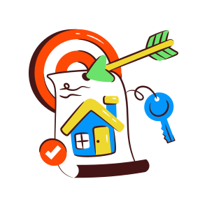 Property Target, Property Aim, Property Objective, Property Goal, Real Estate Target, icon