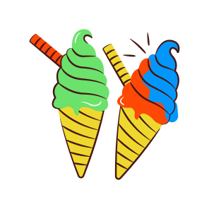 Ice Cream Cone, Ice Cream , Dessert, Sweet, Confectionery icon