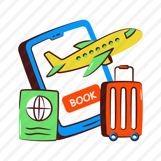 Mobile Flight Booking, Online Booking, Air Travel, Flight Booking App, Phone Travel Application, preview