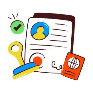 Passport, Visa Approval, Permit, Travel Pass, Identity Pass icon