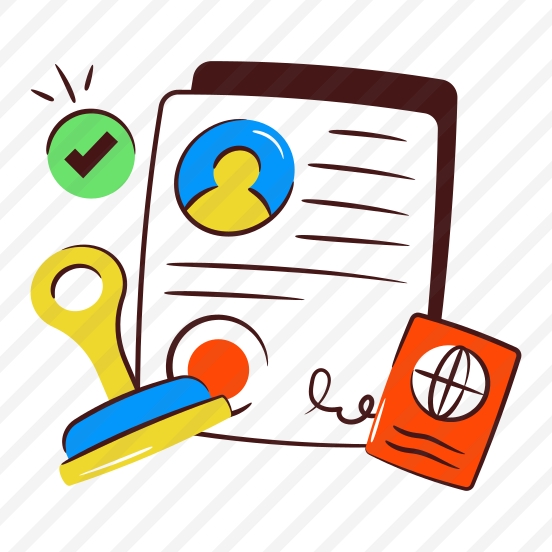 Passport, Visa Approval, Permit, Travel Pass, Identity Pass preview