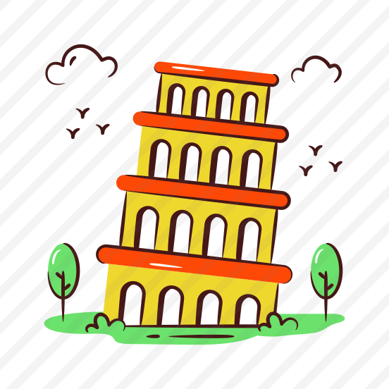 Pisa Tower, Architecture, Real Estate, Property, Leaning Building, preview