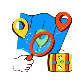 Search Map, Location, Direction, Gps, Navigation icon