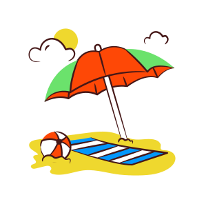 Sunbed, Deck Chair, Tanning Bed, Lounger, Solarium icon