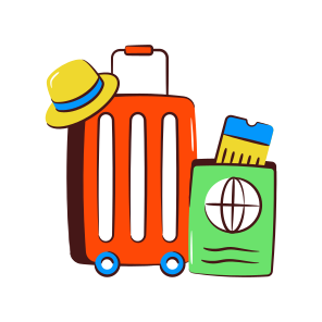 Travel Bag, Baggage, Briefcase, Suitcase, Carryall icon