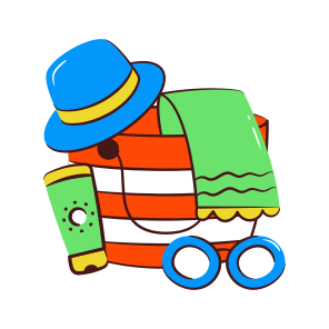 Women Accessories, Beach Accessories, Handbag, Cap, Purse icon