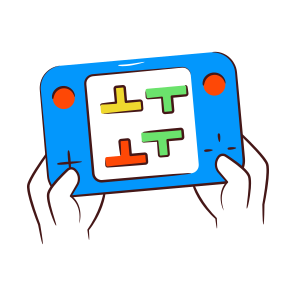 Brick Game, Vintage Game, Game Console, Tetris Game, Ancient Game icon