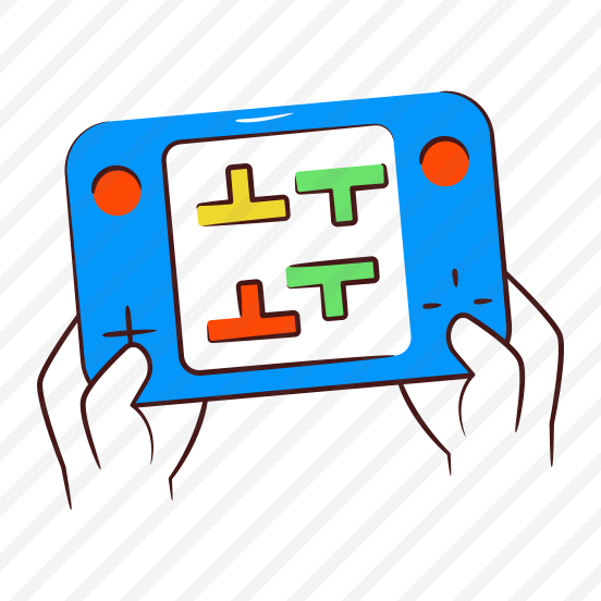 Brick Game, Vintage Game, Game Console, Tetris Game, Ancient Game preview