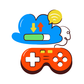 Cloud Game Transfer, Cloud Game Exchange, Cloud Technology, Cloud Computing, Cloud Gaming icon