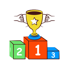 Leaderboard, Achievement, Position Ranking, Ranking Board, Competition Board icon
