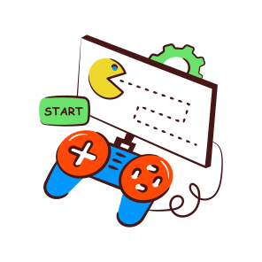 Pacman Game, Ghost Game, Web Game, Bubble Eating Game, Video Game icon