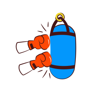 Punching Bag, Punching, Boxing, Punchball, Speed Bag icon