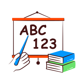 Abc Board, Abc Learning, Basic Education, Kindergarten, Basic Learning, icon
