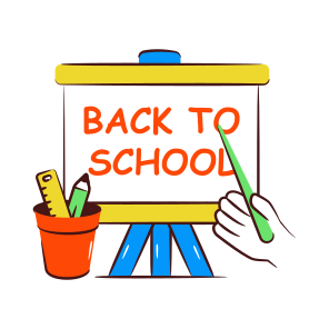 Back To School, Back To College, Back To University, Back To Institute, Education icon