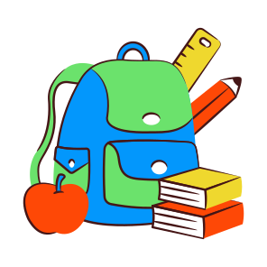 Backpack, School Bag, Shoulder Bag, Rucksack, Haversack, icon