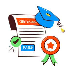 Certificate, Degree, Diploma, Exam Passed, Graduation icon