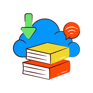 Cloud Books Download, Cloud Library, Cloud Education, Cloud Learning, Cloud Booklets icon