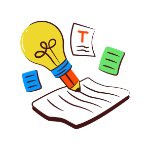 Creative Writing, Creative Idea, Innovation, Bright Idea, Writing Idea icon