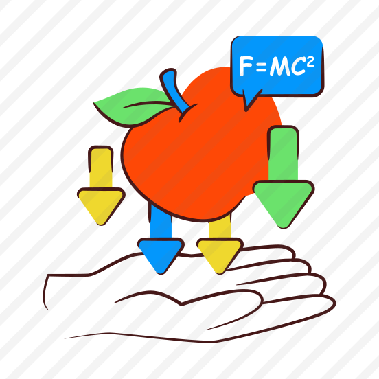 Falling Apple, Gravitational Force, Physics, Falling Fruit, Attracting Force preview