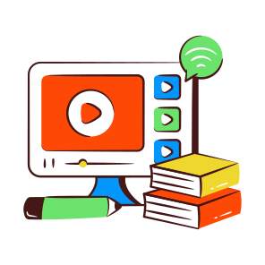Internet Video, Online Video, Video Streaming, Play Video, Multimedia icon