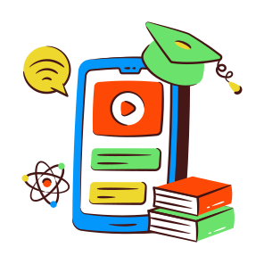 Mobile Educational Video, Online Video, Video Streaming, Educational Video, Video Tutorial icon