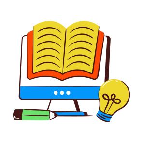 Online Book, Ebook, Digital Book, Electronic Book, Online Education icon