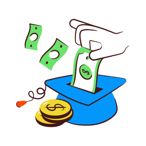 Scholarship, Educational Grant, Study Grant, Student Loan, Educational Loan, icon