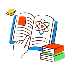 Science Book, Booklet, Handbook, Guidebook, Textbook, icon