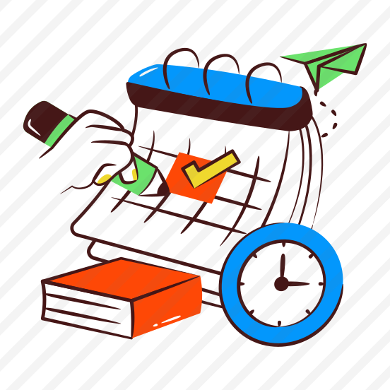 Study Schedule, Study Timetable, Planner, Calendar, Almanac preview