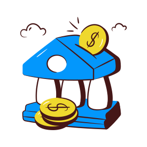 Bank, Building, Depository House, Financial Institute, Treasury House icon