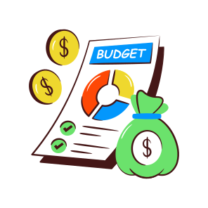 Budget Report, Data Analytics, Infographic, Statistics, Data Report icon
