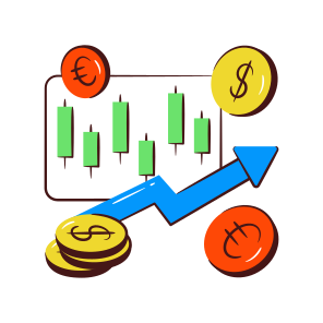 Financial Analytics, Infographic, Statistics, Candlestick Chart, Candlestick Graph icon